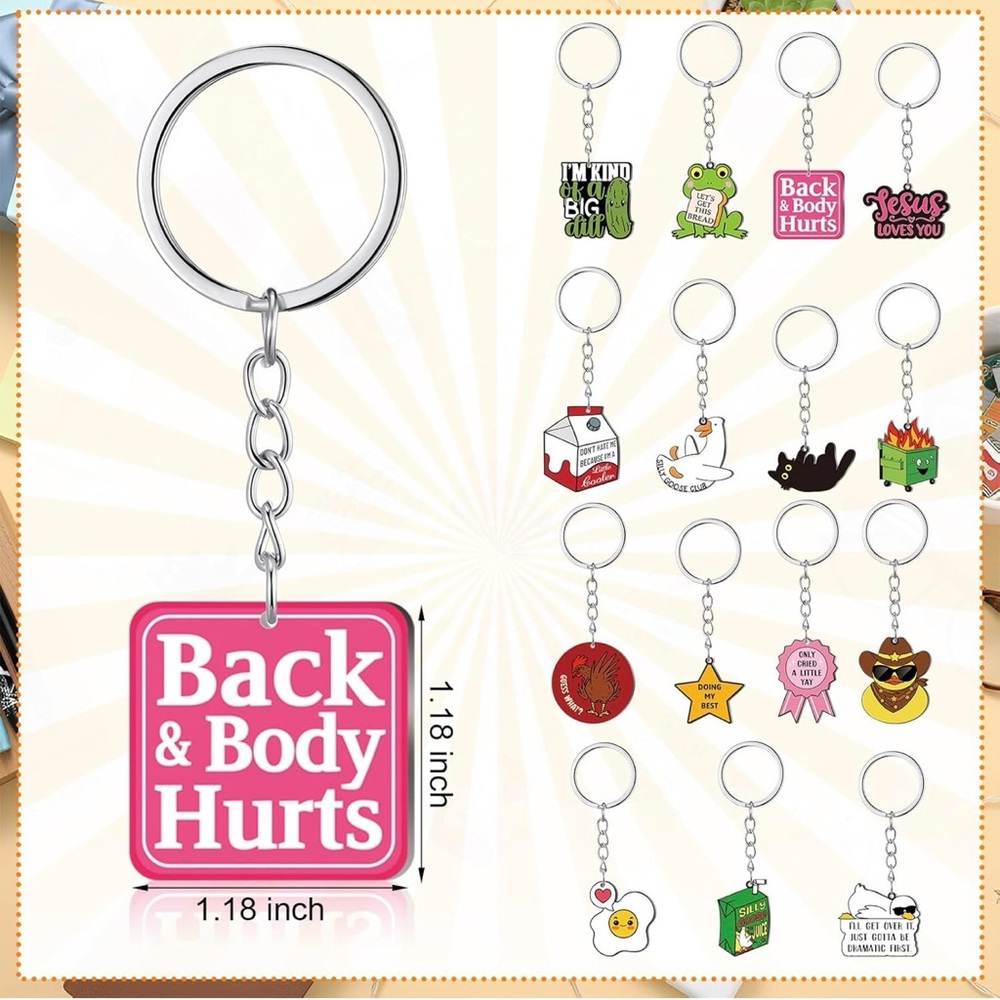 I'm Kinda A Big Dill Pickle Keychain | Funny Gifts - Picture 9 of 10